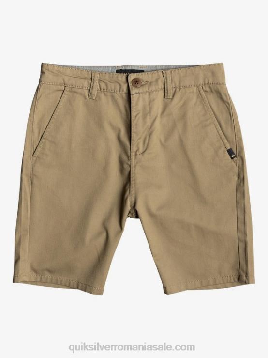 lemn de ulm 8-16 noua unire zilnică 17 pantaloni scurți chino XT6B2278 băieți Quiksilver