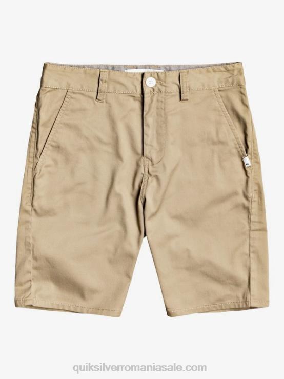 lemn de ulm 8-16 pantaloni scurți chino stretch noi de zi cu zi XT6B2111 băieți Quiksilver