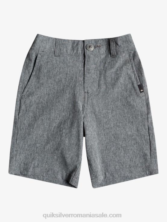 negru 2-7 union heather amphibian 14 pantaloni scurți hibrid XT6B2333 băieți Quiksilver