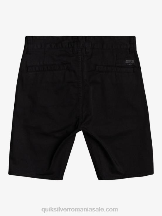 negru 8-16 pantaloni scurți chino stretch noi de zi cu zi XT6B2109 băieți Quiksilver