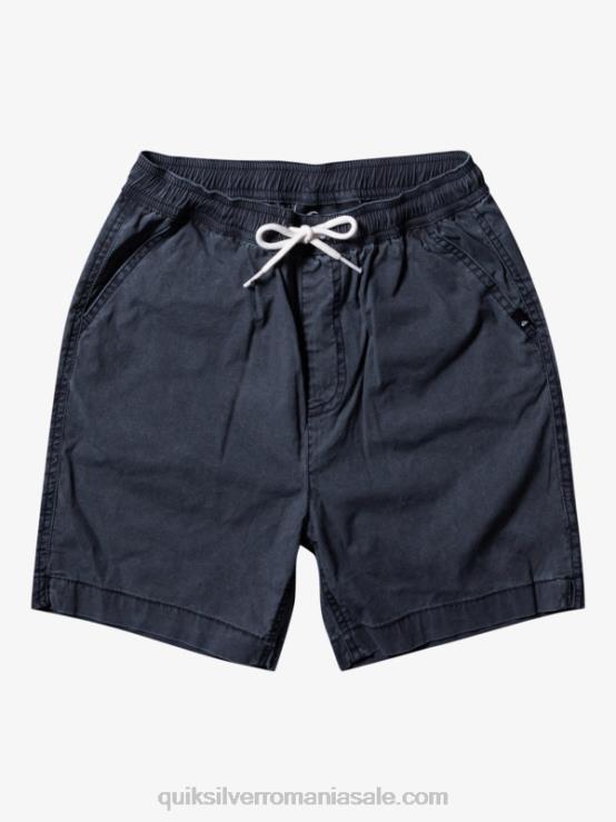 negru 8-16 taxer 15 pantaloni scurți cu talie elastică XT6B2079 băieți Quiksilver