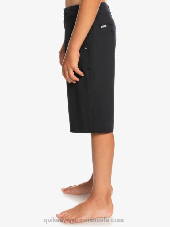 negru 8-16 union amphibian 19 pantaloni scurți hibrid XT6B2237 băieți Quiksilver