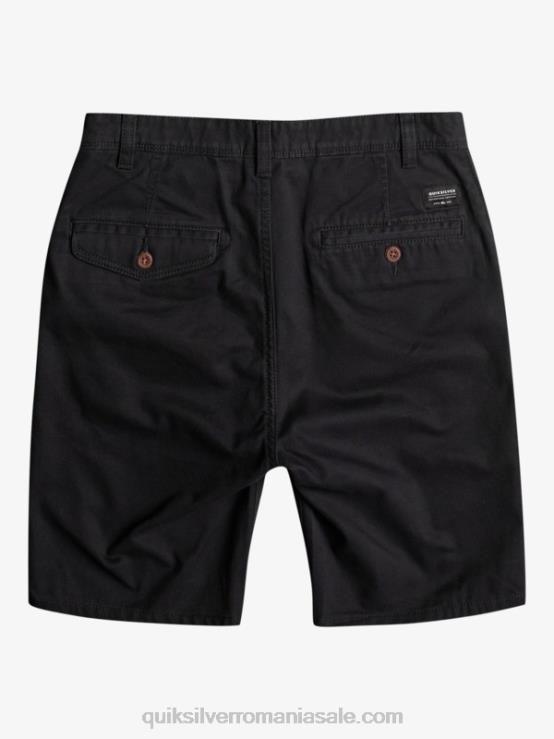 negru 8-16 zilnic 17 pantaloni scurți chino XT6B2287 băieți Quiksilver