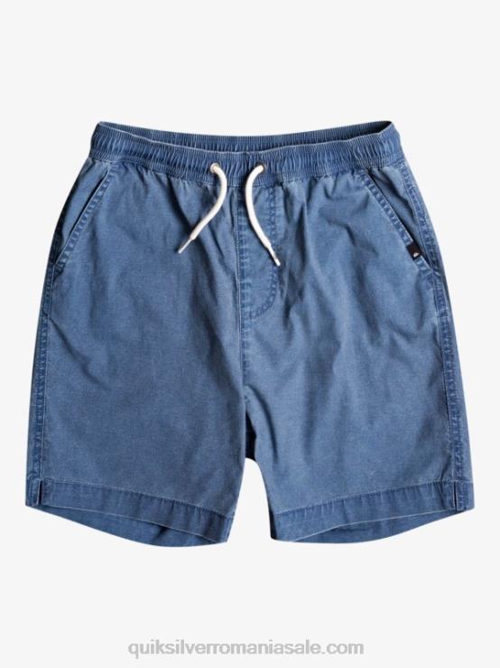 însemne albastre 8-16 taxer 15 pantaloni scurți cu talie elastică XT6B2083 băieți Quiksilver
