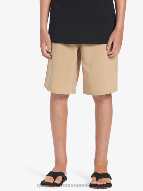 plage 8-16 ocean elastic amph yth 18 pantaloni scurți hibrid XT6B2257 băieți Quiksilver
