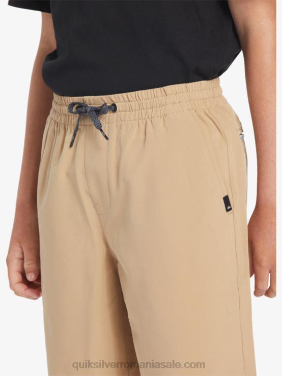 plage 8-16 ocean elastic amph yth 18 pantaloni scurți hibrid XT6B2257 băieți Quiksilver