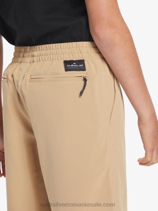plage 8-16 ocean elastic amph yth 18 pantaloni scurți hibrid XT6B2257 băieți Quiksilver
