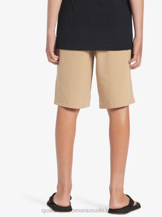 plage 8-16 ocean elastic amph yth 18 pantaloni scurți hibrid XT6B2257 băieți Quiksilver