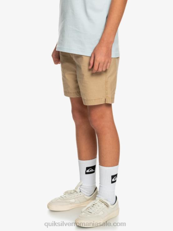plage 8-16 taxer 15 pantaloni scurți cu talie elastică XT6B2080 băieți Quiksilver