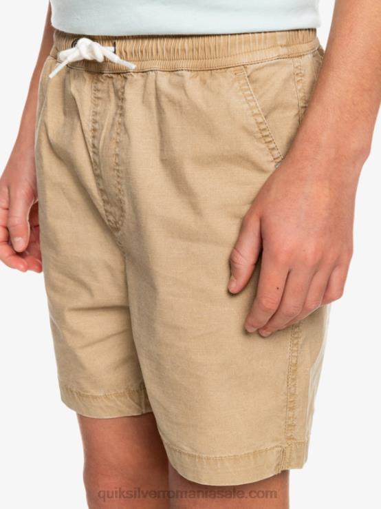 plage 8-16 taxer 15 pantaloni scurți cu talie elastică XT6B2080 băieți Quiksilver