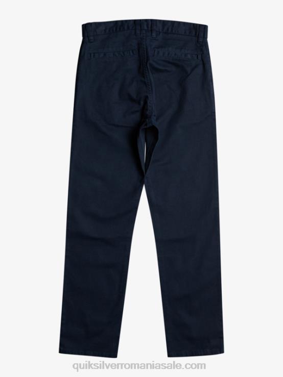 blazer bleumarin 8-16 până la pantaloni de zi cu zi XT6B2241 băieți Quiksilver