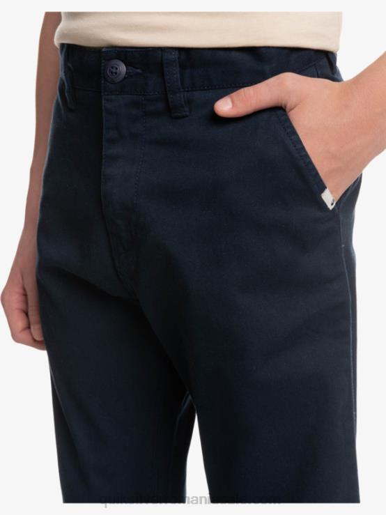 blazer bleumarin 8-16 până la pantaloni de zi cu zi XT6B2241 băieți Quiksilver