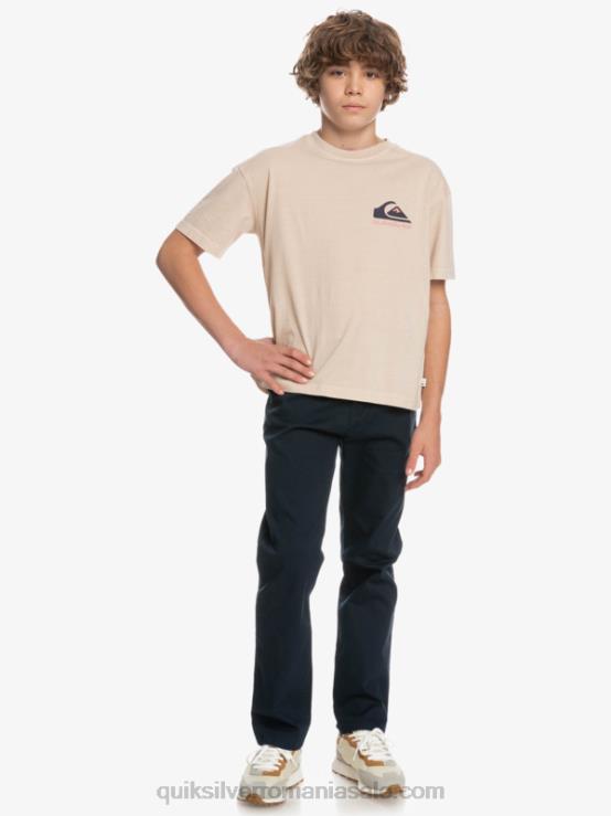 blazer bleumarin 8-16 până la pantaloni de zi cu zi XT6B2241 băieți Quiksilver