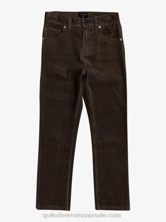 demitasse 8-16 pantaloni cracker conici din catifea XT6B2331 băieți Quiksilver