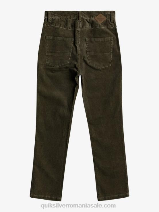 kalamata 8-16 pantaloni cracker conici din catifea XT6B2332 băieți Quiksilver