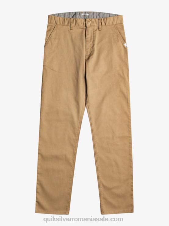 lemn de ulm 8-16 până la pantaloni de zi cu zi XT6B2239 băieți Quiksilver