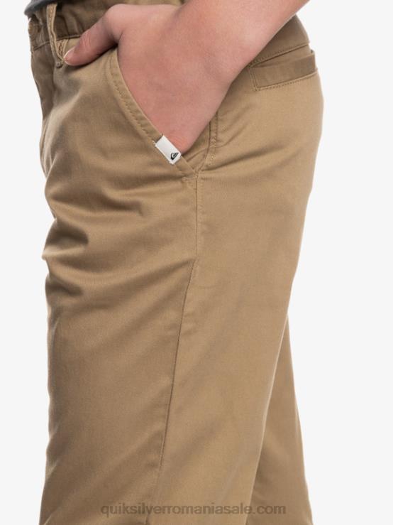 lemn de ulm 8-16 până la pantaloni de zi cu zi XT6B2239 băieți Quiksilver