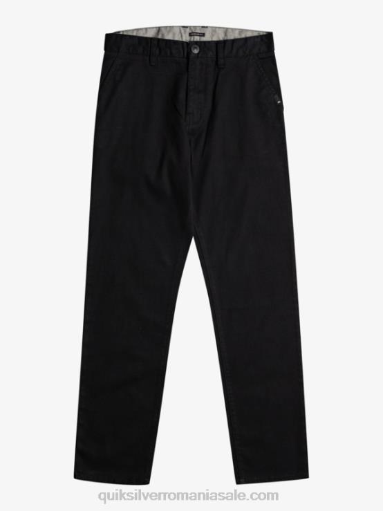 negru 8-16 până la pantaloni de zi cu zi XT6B2240 băieți Quiksilver