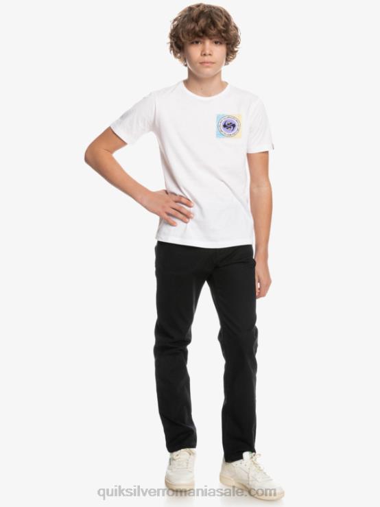 negru 8-16 până la pantaloni de zi cu zi XT6B2240 băieți Quiksilver
