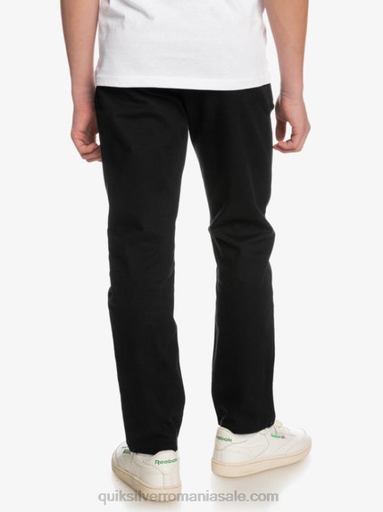 negru 8-16 până la pantaloni de zi cu zi XT6B2240 băieți Quiksilver
