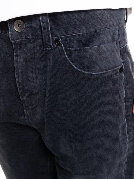 negru 8-16 pantaloni cracker conici din catifea XT6B2330 băieți Quiksilver
