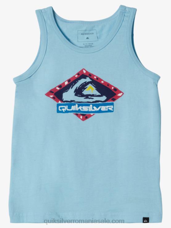 cer albastru Tricou tanc cu cadru funky 2-7 XT6B2264 băieți Quiksilver