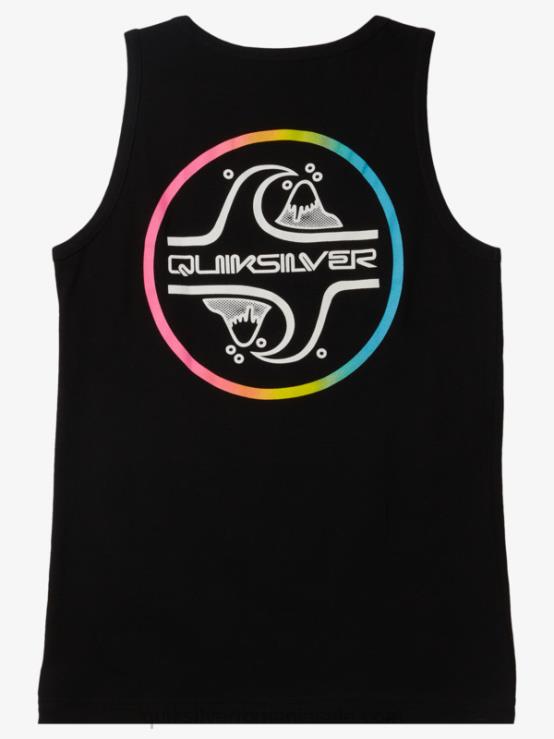 negru Tricou cu 8-16 nuclee bubble tank XT6B2228 băieți Quiksilver