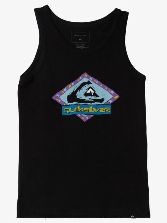 negru Tricou tanc cu cadru funky 2-7 XT6B2263 băieți Quiksilver