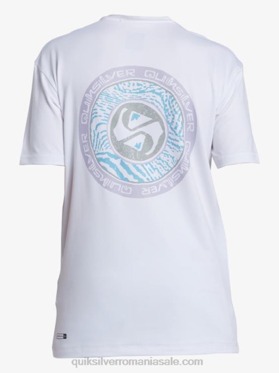 Albă ca Zăpada 8-16 mix session upf 50 tricou de surf cu mânecă scurtă XT6B2014 băieți Quiksilver