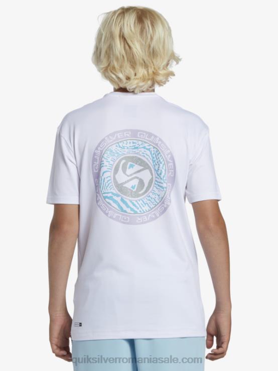 Albă ca Zăpada 8-16 mix session upf 50 tricou de surf cu mânecă scurtă XT6B2014 băieți Quiksilver