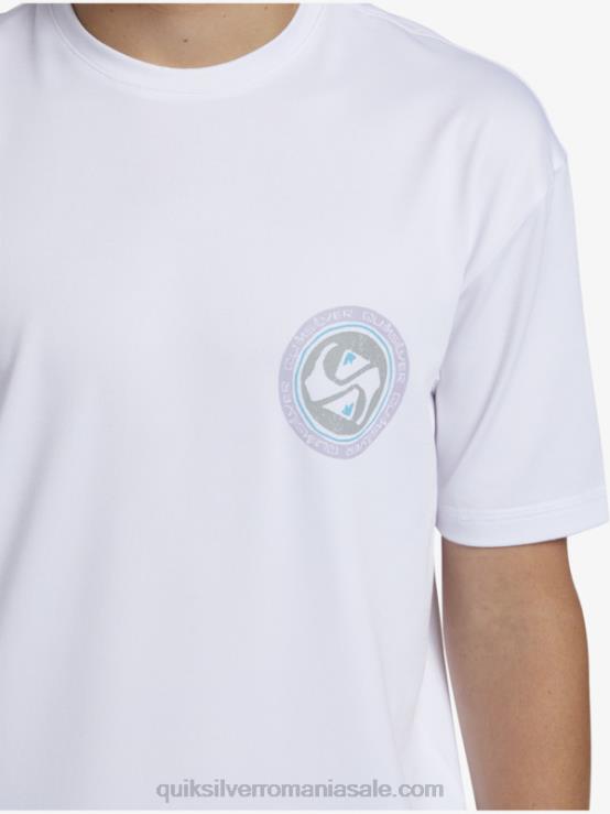 Albă ca Zăpada 8-16 mix session upf 50 tricou de surf cu mânecă scurtă XT6B2014 băieți Quiksilver