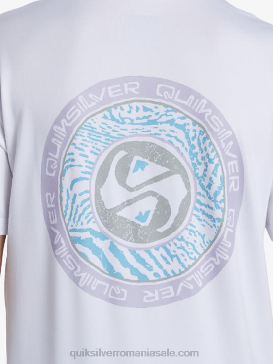Albă ca Zăpada 8-16 mix session upf 50 tricou de surf cu mânecă scurtă XT6B2014 băieți Quiksilver