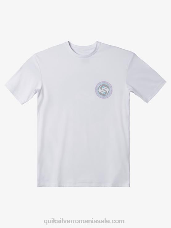 Albă ca Zăpada 8-16 mix session upf 50 tricou de surf cu mânecă scurtă XT6B2014 băieți Quiksilver