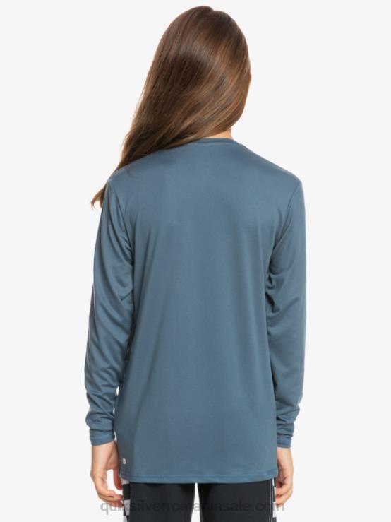 Marea Bering 8-16 tricou de surf pentru tineret l/sl cu dungi solide XT6B2121 băieți Quiksilver