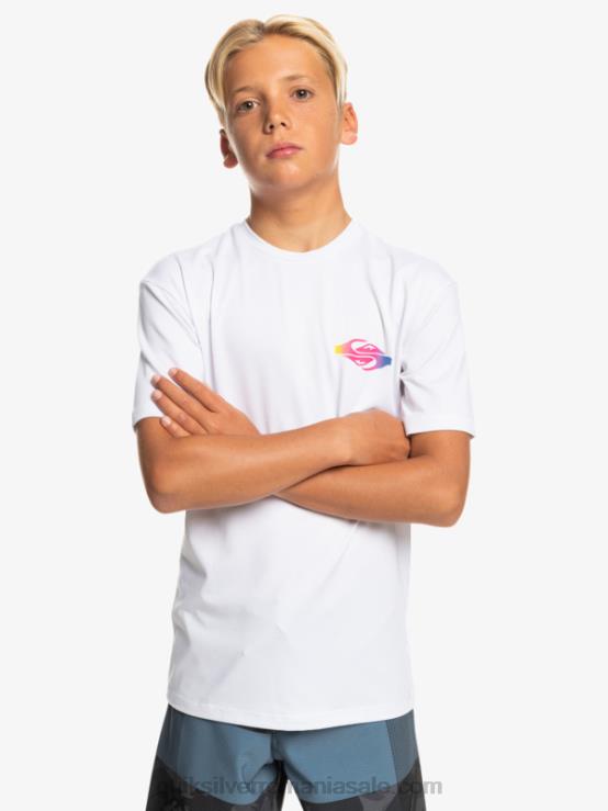 alb Tricou surf 8-16 radical upf 50 XT6B2010 băieți Quiksilver