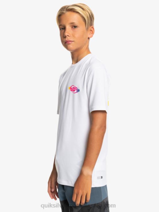 alb Tricou surf 8-16 radical upf 50 XT6B2010 băieți Quiksilver