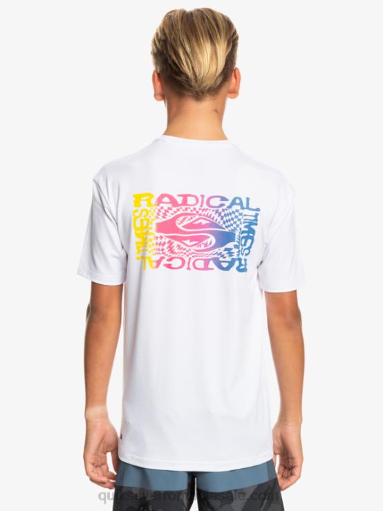 alb Tricou surf 8-16 radical upf 50 XT6B2010 băieți Quiksilver