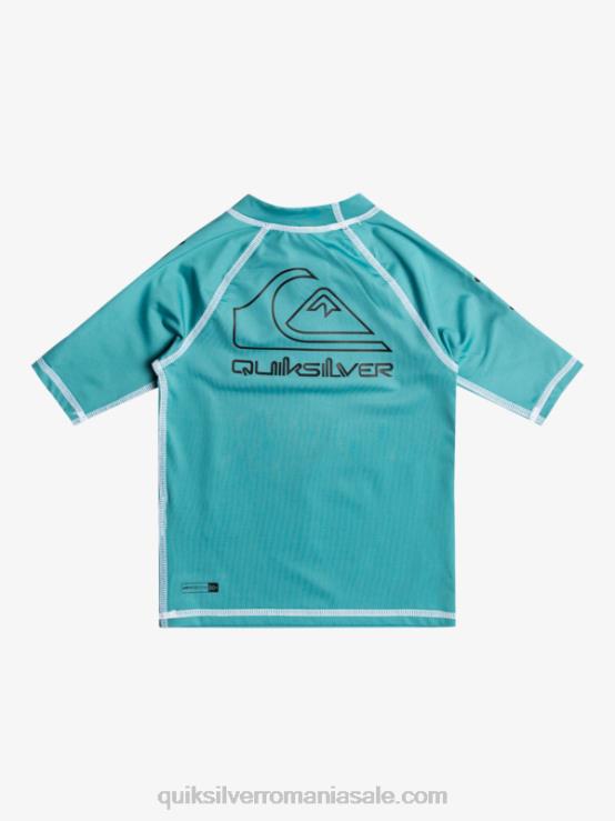 albastru bretania 2-7 în turneu mânecă scurtă upf 50 rashguard XT6B2115 băieți Quiksilver