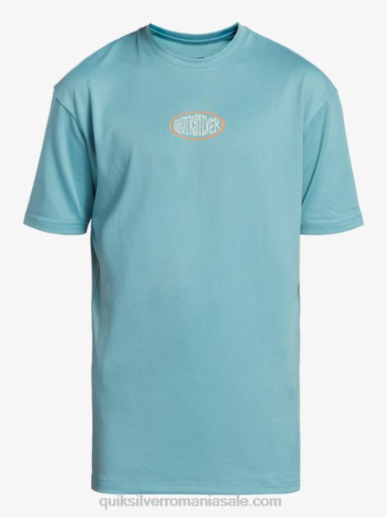 albastru cameo 8-16 mix session upf 50 tricou de surf cu mânecă scurtă XT6B2013 băieți Quiksilver