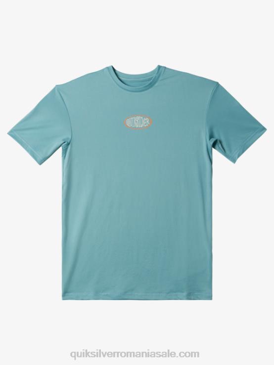 albastru cameo 8-16 mix session upf 50 tricou de surf cu mânecă scurtă XT6B2013 băieți Quiksilver