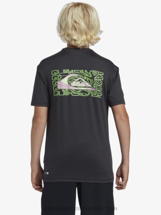 asfalt 8-16 mix session upf 50 tricou de surf cu mânecă scurtă XT6B2012 băieți Quiksilver