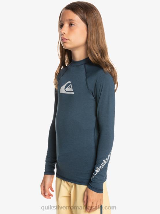 blazer bleumarin heather 8-16 all time ls youth l/sl surf trie XT6B2099 băieți Quiksilver
