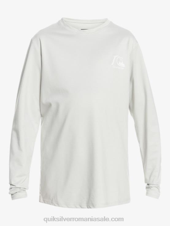 erica violet gri Tricou surf 8-16 heritage heather cu mânecă lungă upf 50 XT6B2198 băieți Quiksilver