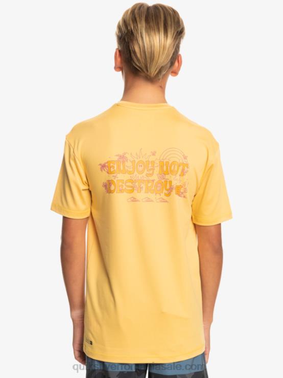 grâu 8-16 mix session upf 50 tricou de surf cu mânecă scurtă XT6B2015 băieți Quiksilver