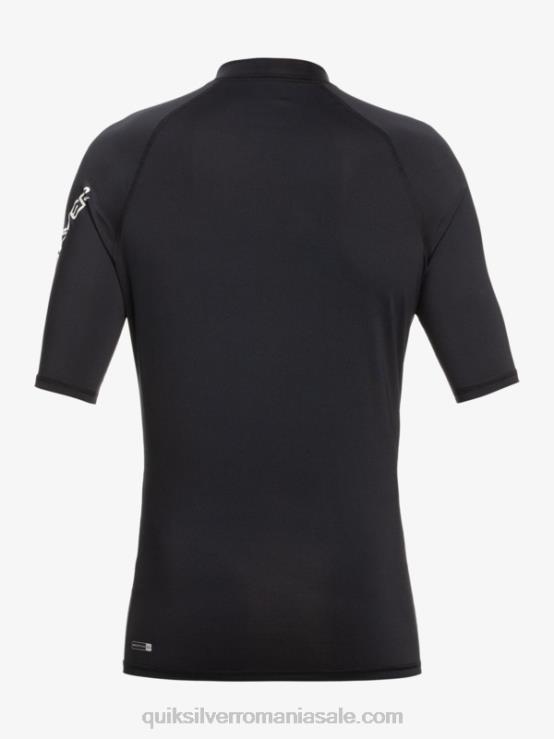 negru 2-7 all time cu mânecă scurtă upf 50 rashguard XT6B2127 băieți Quiksilver