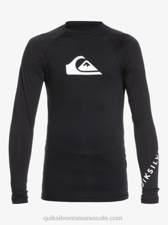 negru 2-7 all time ls l/sl surf trie XT6B2074 băieți Quiksilver