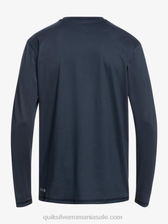 negru 8-16 tricou de surf pentru tineret l/sl cu dungi solide XT6B2117 băieți Quiksilver