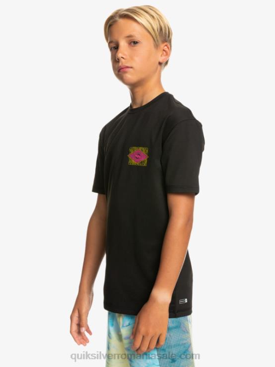negru Tricou surf 8-16 radical upf 50 XT6B2011 băieți Quiksilver
