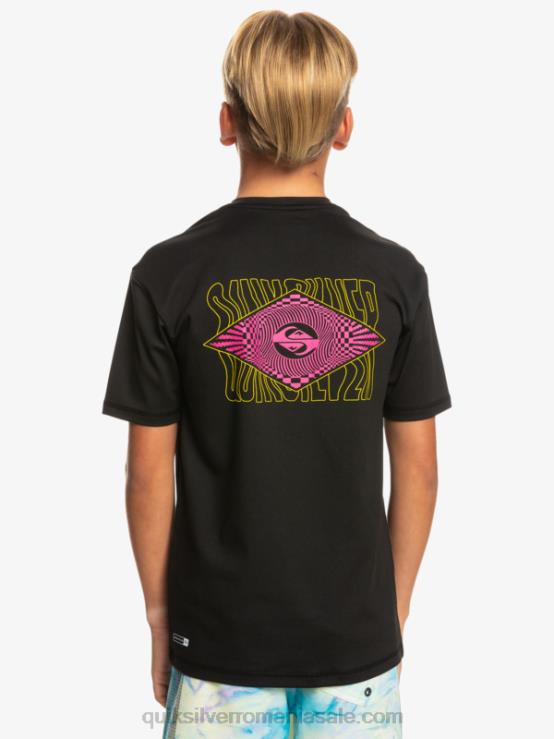 negru Tricou surf 8-16 radical upf 50 XT6B2011 băieți Quiksilver