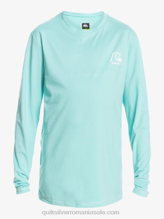 înger albastru erica Tricou surf 8-16 heritage heather cu mânecă lungă upf 50 XT6B2199 băieți Quiksilver